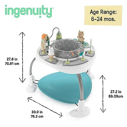 Ingenuity Spring & Sprout 2-in-1 Baby Activity Center (First Forest)