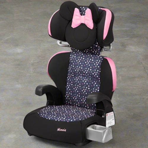 Disney Baby Pronto! Belt-Positioning Booster Car Seat (Black-Pink)