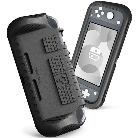 New Fintie Kids Case for Nintendo Switch Lite 2019 W/2 Game Card Slots - [Ultralight] [Shockproof] Protective Cover with Ergonomic Grip Kids Friendly Gri