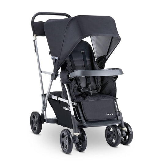 Joovy Caboose Ultralight Limited Edition Sit Stand Double Stroller (Black)