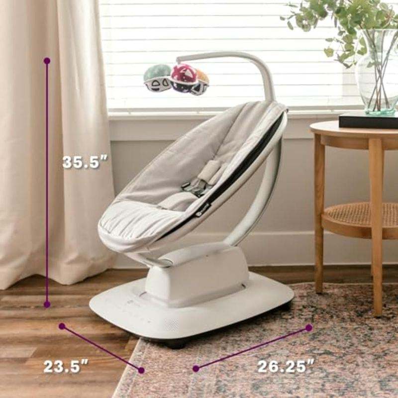 4moms MamaRoo Smart Bluetooth Baby Swing (Gray) - Kidsy