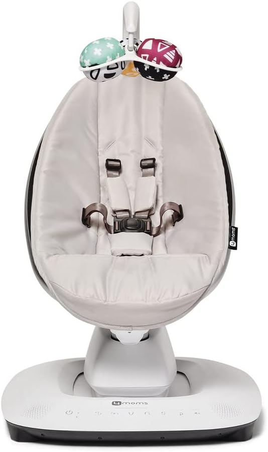 4moms MamaRoo Smart Bluetooth Baby Swing (Gray) - Kidsy