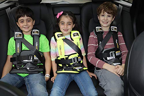 New Ride Safer Travel Vest with Zipped Backpack-Wearable Car Seat (Small/Blue)