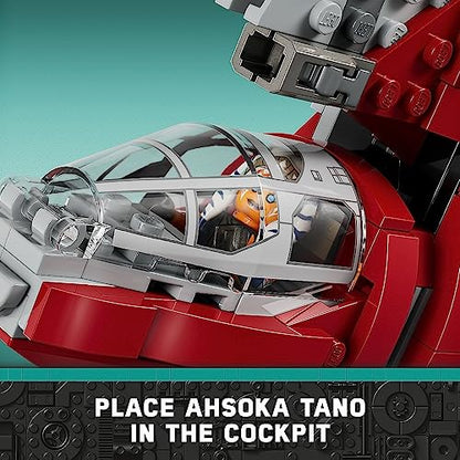 New LEGO Star Wars Ahsoka Tano’s T-6 Jedi Shuttle, Star Wars Playset Based on the Ahsoka TV Series 75362