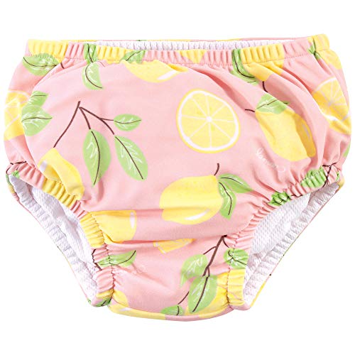 New Hudson Baby Unisex Baby Swim Diapers (Pink Lemons)