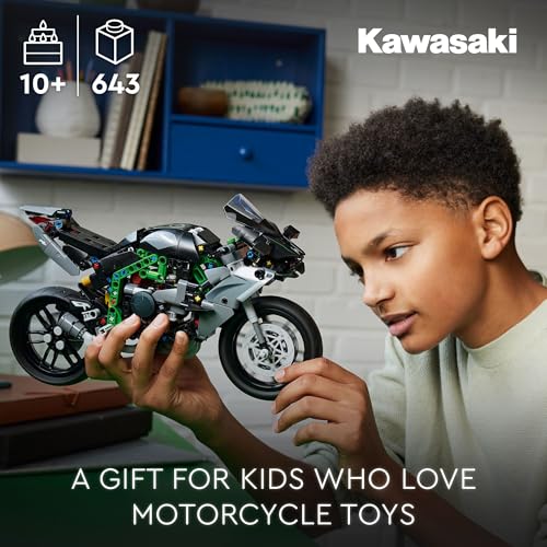 New LEGO Technic Kawasaki Ninja H2R Motorcycle Toy for Build and Display 42170