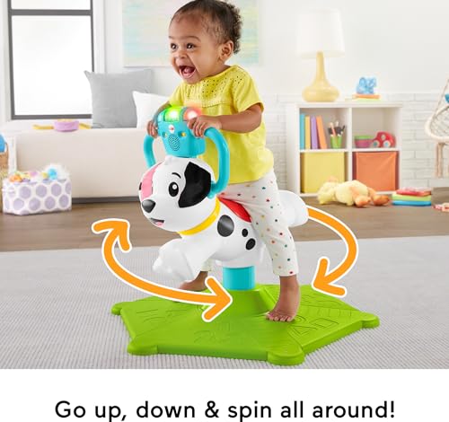 New Fisher-Price Toddler Ride-On Bouncer with Music & Lights