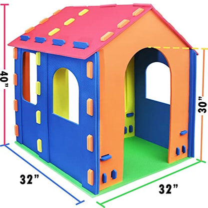 New Click N' Play Giant Kids Foam Playhouse Play Tent