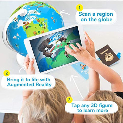 New PlayShifu Educational Globe for Kids - Orboot Earth (Globe + App) Interactive AR World Globe