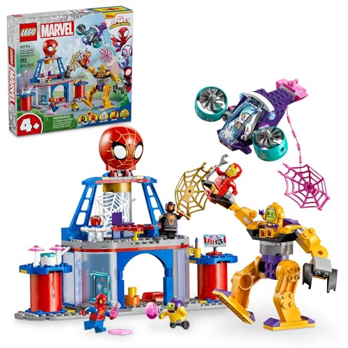 New LEGO Marvel Team Spidey Web Spinner Headquarters 10794