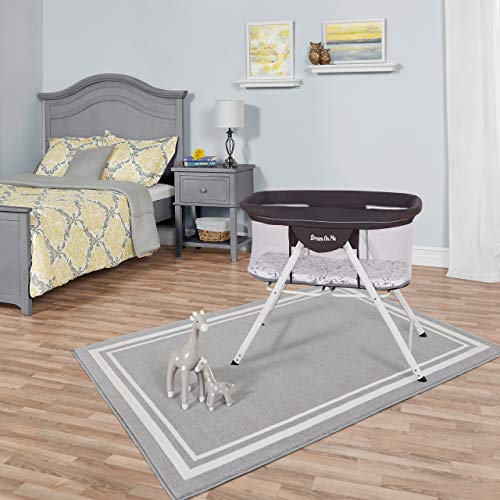 New Dream On Me Poppy Traveler Portable Bassinet (Dark Grey)