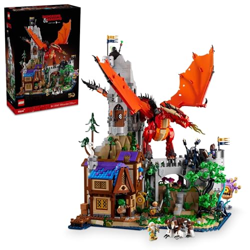 New LEGO Ideas Dungeons & Dragons: Red Dragon’s Tale Building Set for Adults 21348