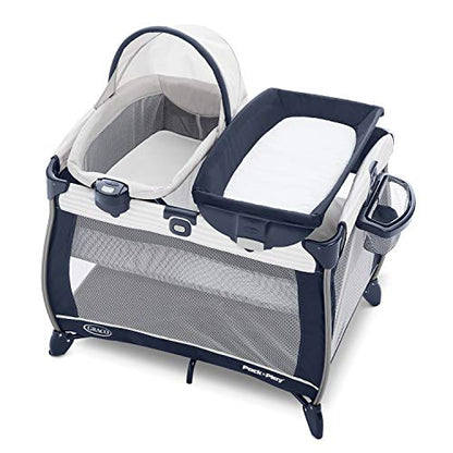 New Graco Pack 'n Play Quick Connect Portable Bassinet Playard (Alex)