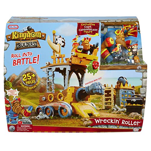 Little Tikes Kingdom Builders - Wreckin Roller Featuring Bashers Leader Captain Cannonblast