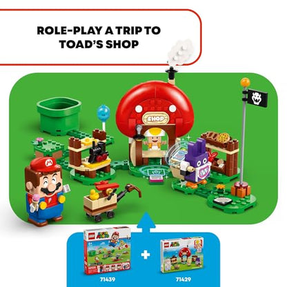 New LEGO Super Mario Nabbit at Toad’s Shop Expansion Set 71429