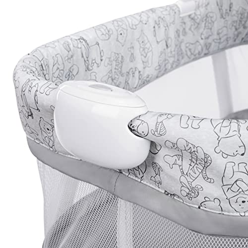 New Bright Starts Disney Baby Winnie The Pooh Soothing Vibrations Baby Bassinet