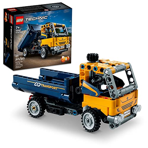 New LEGO Technic Dump Truck 2 in 1 Building Set 42147