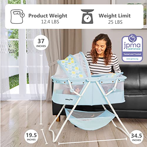 Dream On Me Karley Bassinet (Aqua)