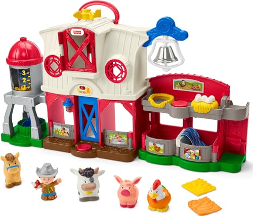 New Fisher-Price Little People Toddler Learning Toy Caring for Animals Farm Playset