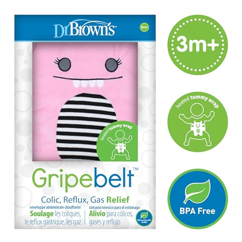New Dr. Brown's Gripebelt for Colic Relief (Pink Monster)