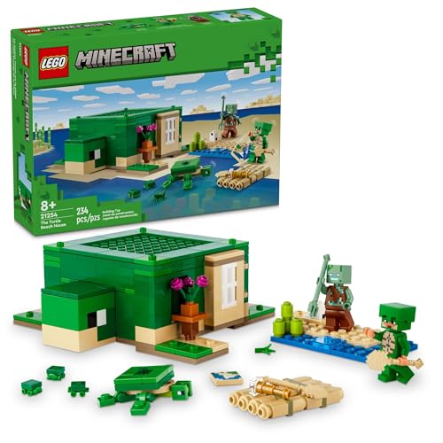 New LEGO Minecraft The Turtle Beach House Construction Toy 21254