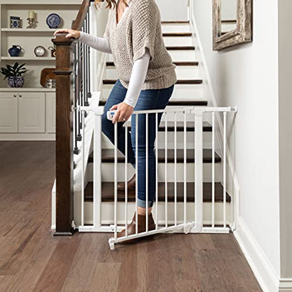 Qdos Auto-Close SafeGate Baby Gate Extensions - Set of 2 (Slate)