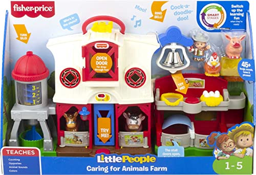 New Fisher-Price Little People Toddler Learning Toy Caring for Animals Farm