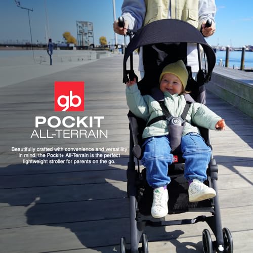 New gb Pockit+ All-Terrain, Ultra Compact Lightweight Travel Stroller (Night Blue)