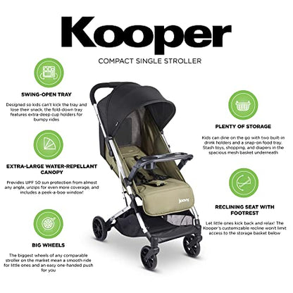 New Joovy Kooper Lightweight Baby Stroller (Olive)