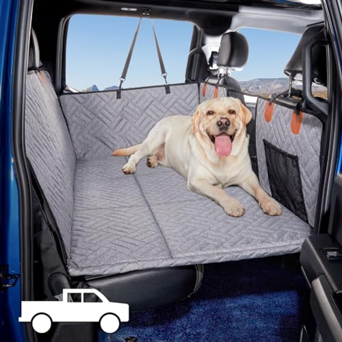 TKYZ Dog Back Seat Truck Extender for F150/RAM1500/Silverado (Gray)