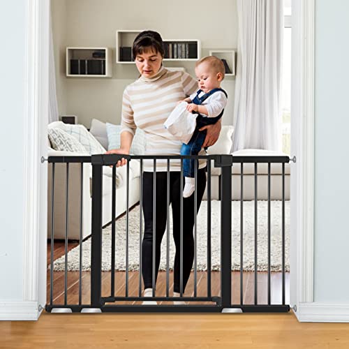 New Derson 29.93"-51.5" Extra Wide Baby Gate for Stairs and Doorways