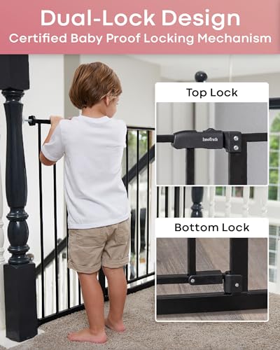 New InnoTruth 28.9-42.1" Wide Baby Gate for Stairs