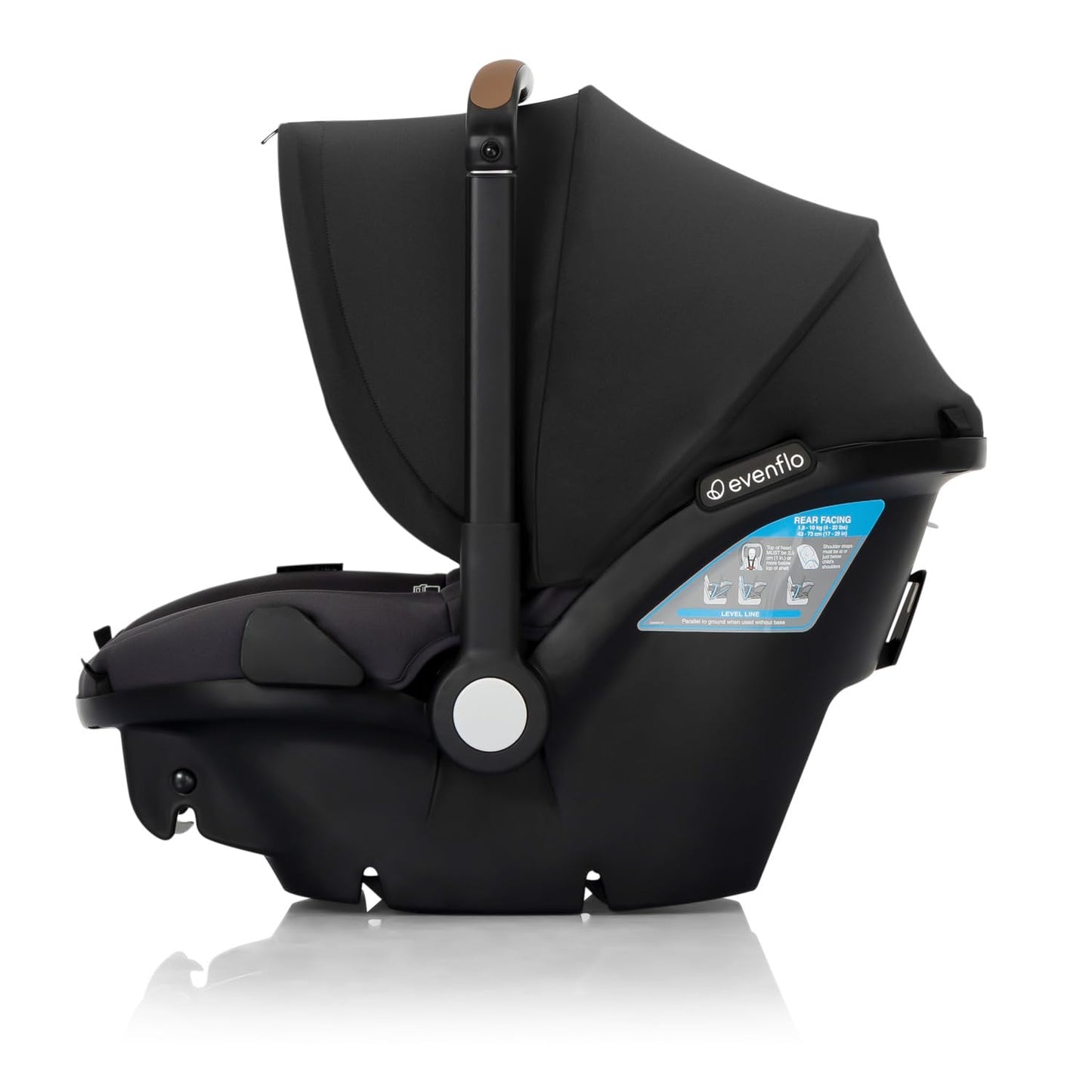 New Evenflo Shyft DualRide with Infant Car Seat and Stroller (Sylva Pink)