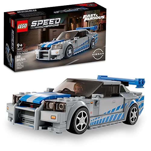 New LEGO Speed Champions 2 Fast 2 Furious Nissan Skyline GT-R (R34) 76917