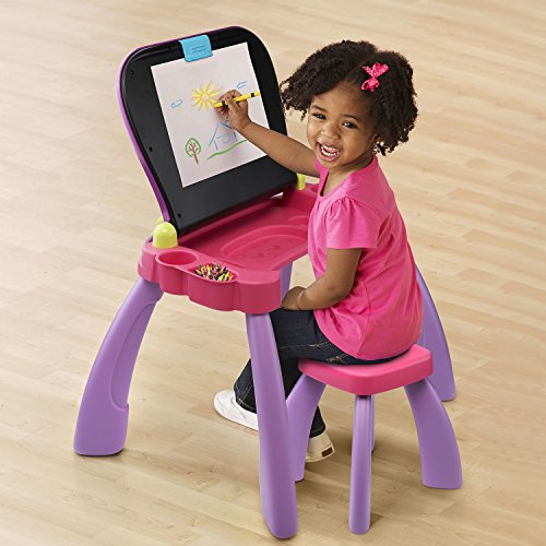 New VTech Touch & Learn Activity Desk (Frustration Free Packaging) - (Purple)