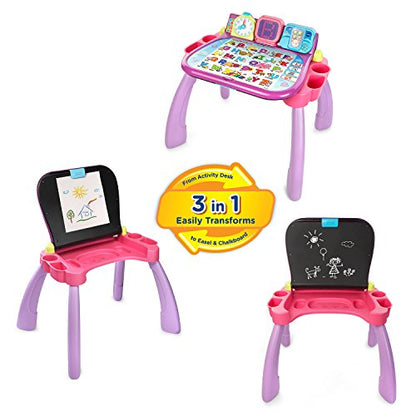 New VTech Touch & Learn Activity Desk (Frustration Free Packaging) - (Purple)