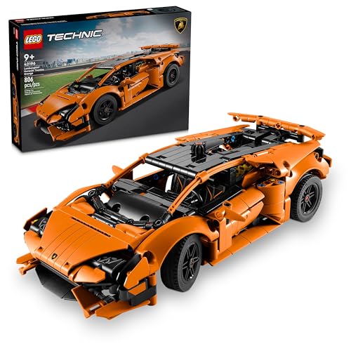 LEGO Technic Lamborghini Huracán Tecnica Orange Advanced Building Toy 42196