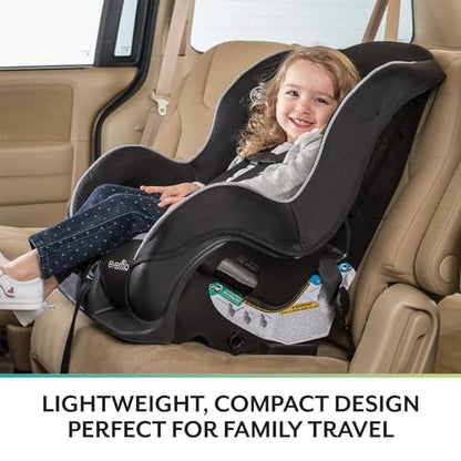 New Evenflo Tribute LX 2-in-1 Lightweight Convertible Car Seat, Travel Friendly (Neptune Blue)