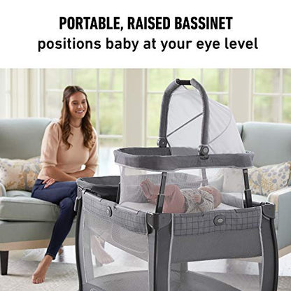 Graco Pack 'n Play Day2Dream Travel Bassinet (Lo, Lo, W/Fold Flat Bassinet)