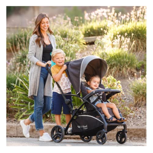 New Baby Trend Navigator Double Jogger Stroller, Tropic