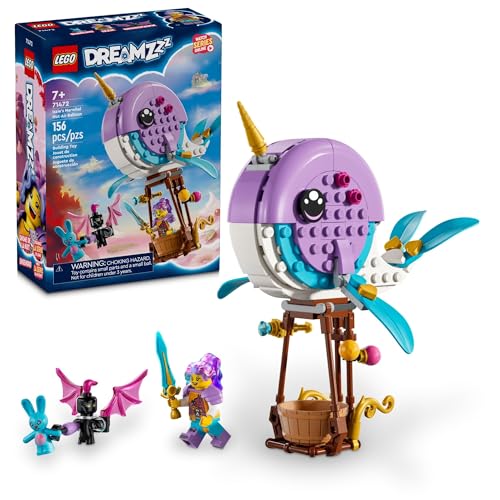 New LEGO DREAMZzz Izzie's Narwhal Hot-Air Balloon Deep-Sea Animal Toy 71472