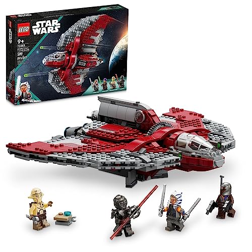 New LEGO Star Wars Ahsoka Tano’s T-6 Jedi Shuttle, Star Wars Playset Based on the Ahsoka TV Series 75362