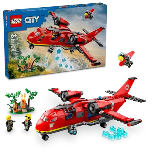 New LEGO City Fire Rescue Plane 60413