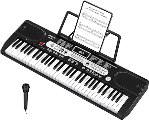 New Keyboard Piano, 61 Key Electric Piano Keyboard for Beginners and Kids