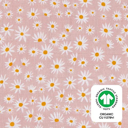 New Babyletto 100% Organic Cotton All-Stages Midi Crib Sheet (Daisy)