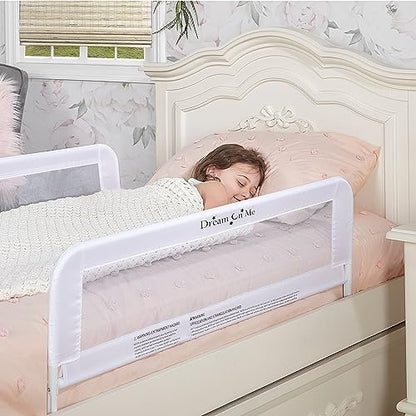 Dream On Me Adjustable Mesh Bed Rail (White)