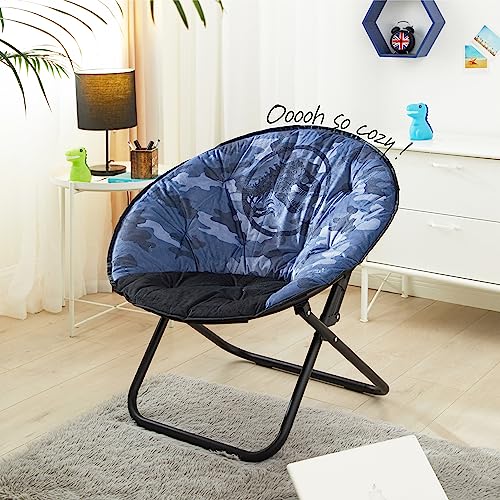 New Idea Nuova Jurassic World Plush Folding Saucer Chair - 32'' (Large)