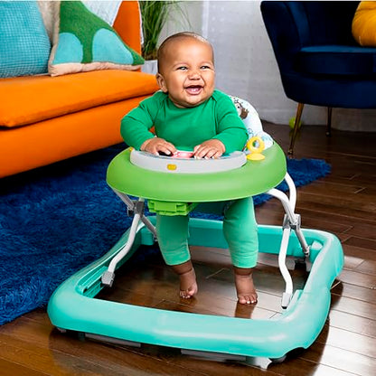 New Bright Starts Tiny Trek 2-in-1 Baby Activity Walker - Jungle Vines