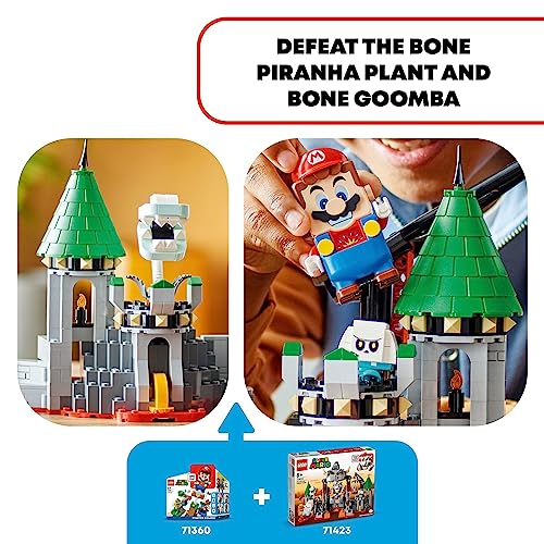 New LEGO Super Mario Dry Bowser Castle Battle Expansion Set