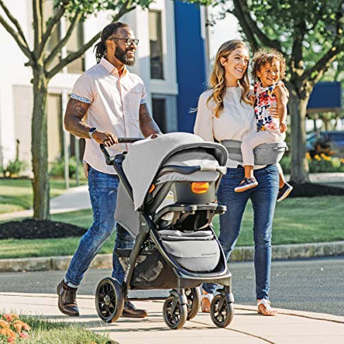 New Chicco Bravo LE Trio Travel System (Driftwood/Grey)